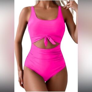 Women's Pink One Piece Swimsuit